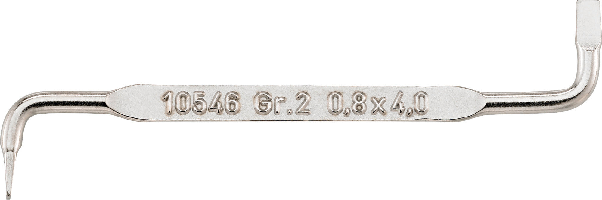 Stahlwille Hexagon Key for Slotted Bolt, Size 1, 0.6 x 3.5mm - ST 73273001