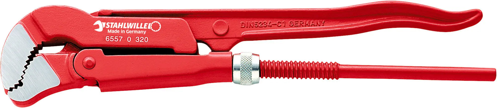 Stahlwille Corner Work S-Jaw Pipe Wrench, Length 330mm - ST 65570320 Stahlwille
