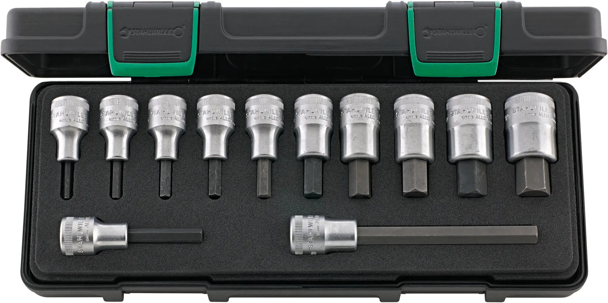Stahlwille Set of 12 1/2 in Drive Inhex Socket - ST 96031503 Stahlwille