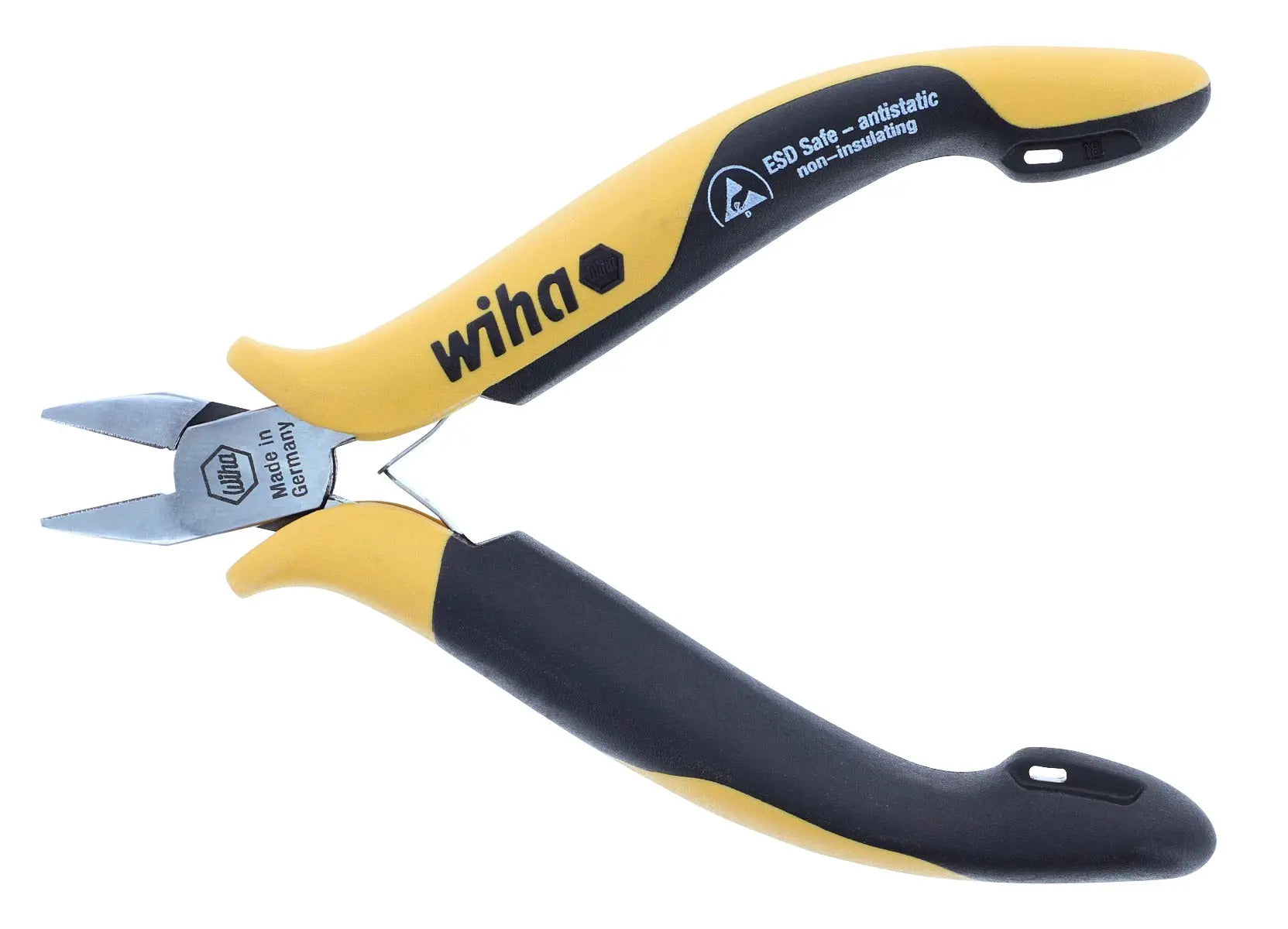 Wiha 32703, ESD Prec Tapered Head Semi Flush Cutters Wiha