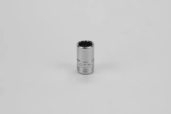 SK Tools - Socket Chrome 1/4dr Standard 12pt 9mm - 43708 SK Tools