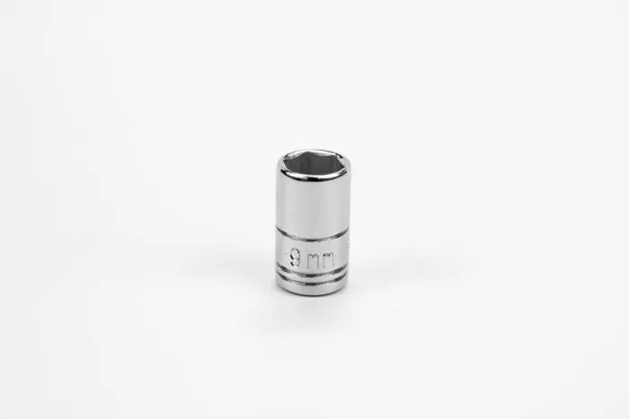 SK Tools - Socket Chrome 1/4dr Standard 6pt 9mm - 40708 SK Tools