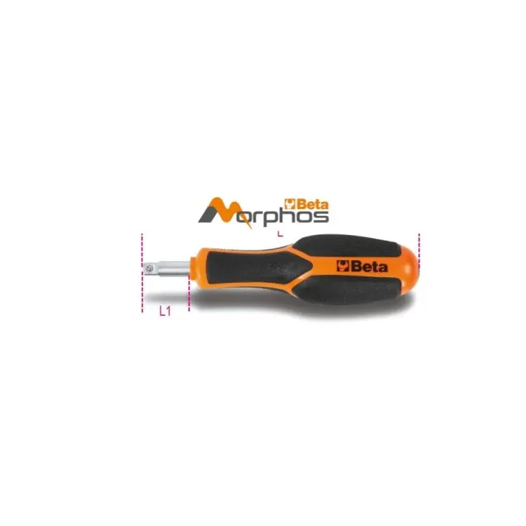 Beta Tools (Article# 900BG/31C) 1/4 in Morphos Male Square Drive with Handle - BT 009000831 