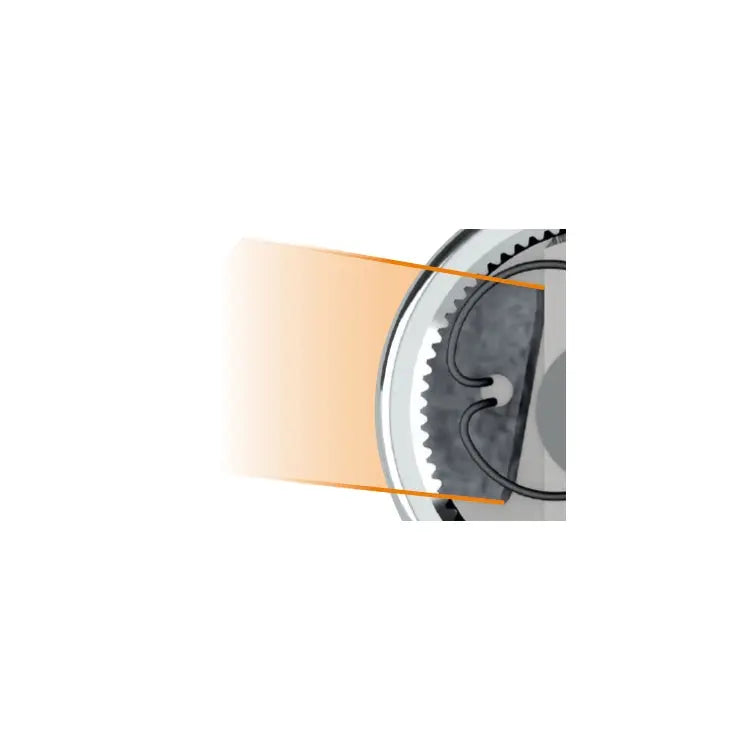 Beta Tools (Article# 900/55Z) 1/4 in Male Square Drive Chromium-Plated Reversible Ratchet with 72-Tooth Mechanism - BT 009000882 