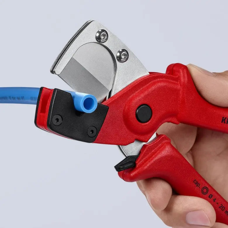 Knipex Pneumatic Hose Cutter, 7-1/4 in - KN 90 10 185 SBA Knipex
