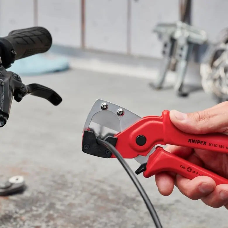 Knipex Pneumatic Hose Cutter, 7-1/4 in - KN 90 10 185 SBA Knipex