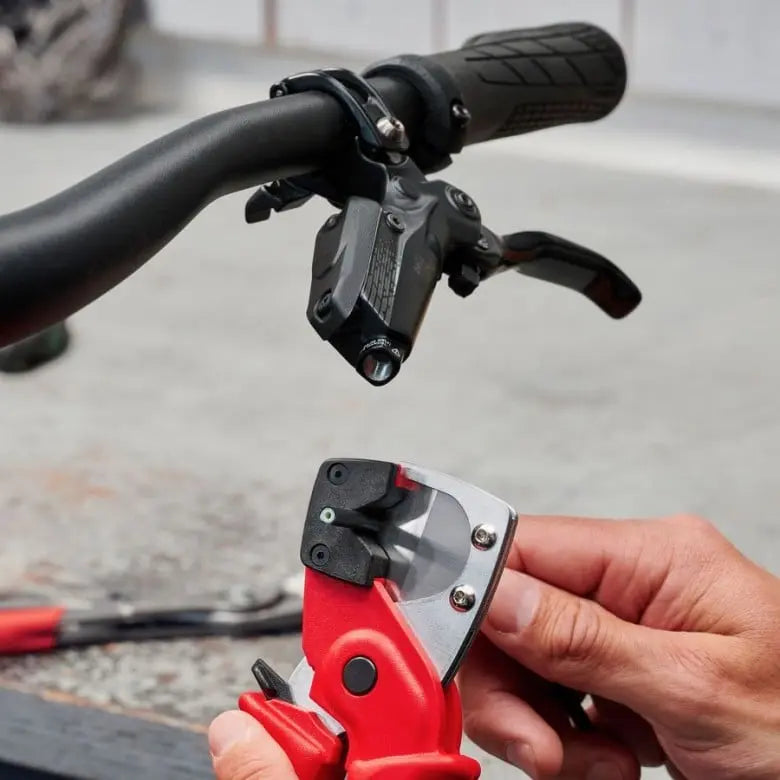 Knipex Pneumatic Hose Cutter, 7-1/4 in - KN 90 10 185 SBA Knipex