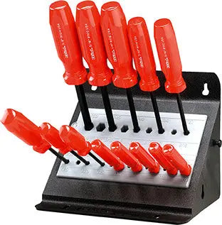 Eklind Set of 13 Ball End Hexagon Screwdriver with Stand 0.05 - 3/8 in - EK 90114 Screwdriver Set Eklind