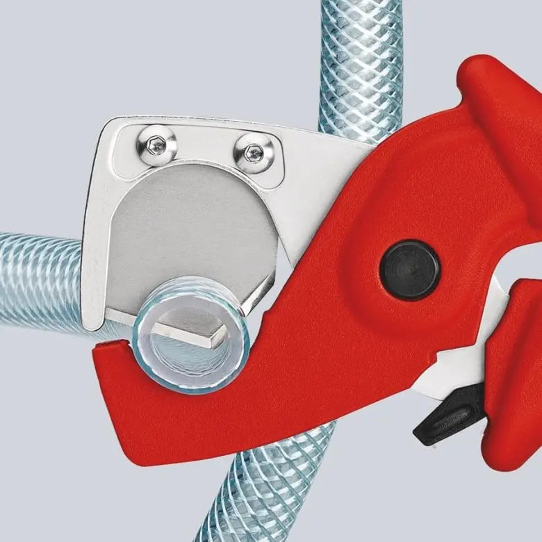Knipex PlastiCut Flexible Hose and PVC Cutter, 7-1/4 in - KN 90 20 185 SBA Knipex