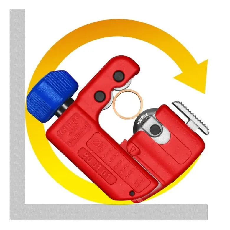 Knipex TubiX S Pipe Cutter, 3 in - KN 90 31 01 SBA Knipex
