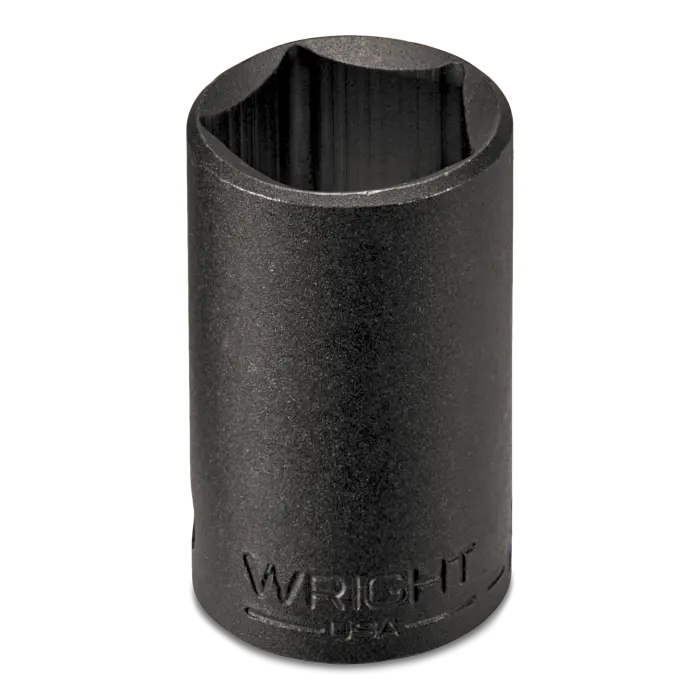 Wright Tool 1/2 in Drive 5-Point Standard SAE Black Oxide Penta Impact Socket, 13/16 in - WT 90H76 Socket Wright Tool