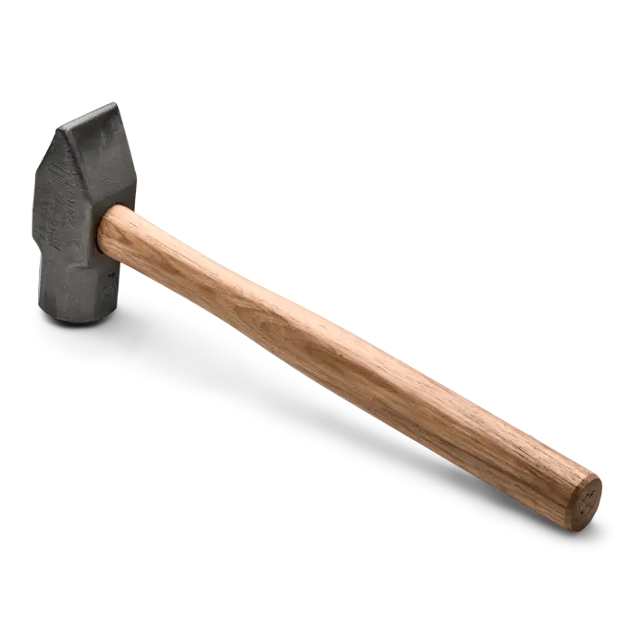 Wright Tool Cross Pein Sledge Hammer with Wood Handle, 3 lbs, 15 in Length - WT 9078