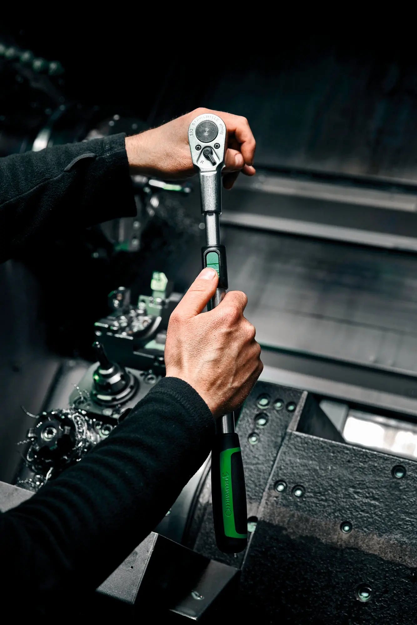 Stahlwille 1/2 in Drive Telescopic Ratchet - ST 13160000 Stahlwille