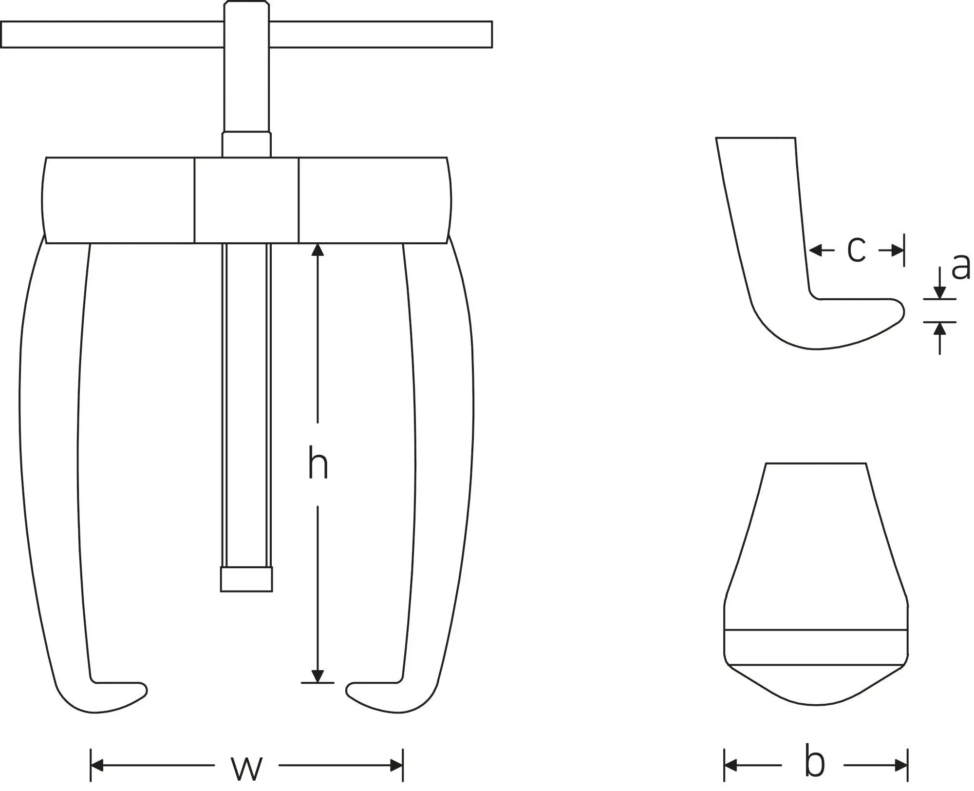 Stahlwille Battery Terminal Pullers - ST 71061001 Stahlwille