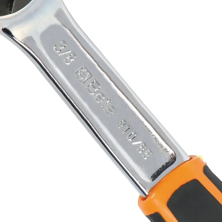 Beta Tools (Article# 910HS/55) 3/8 in Male Square Drive Reversible Ratchet with H-SAFE Anti-Fall System - BT 009104155 