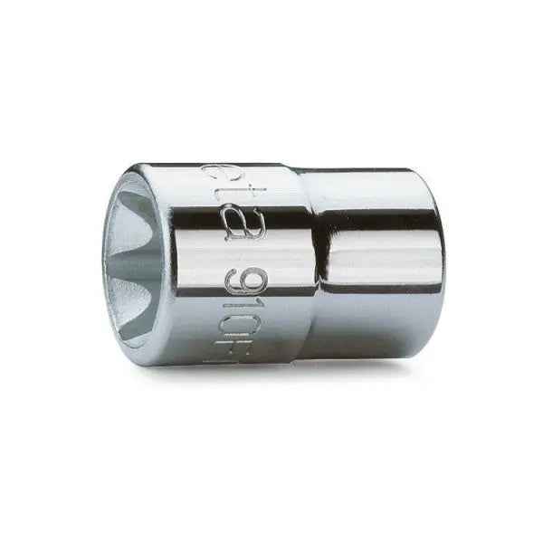 Beta Tools (Article# 910FTX 5) E5 3/8 in Drive Torx Hand Socket, Chrome-Plated - BT 9100405 Beta Tools