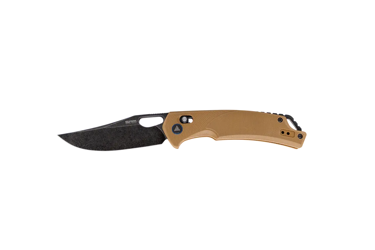 Fenix SRM G10 Tan Ambi Lock Knife with Black Blade - F SRM-9201-GW Fenix