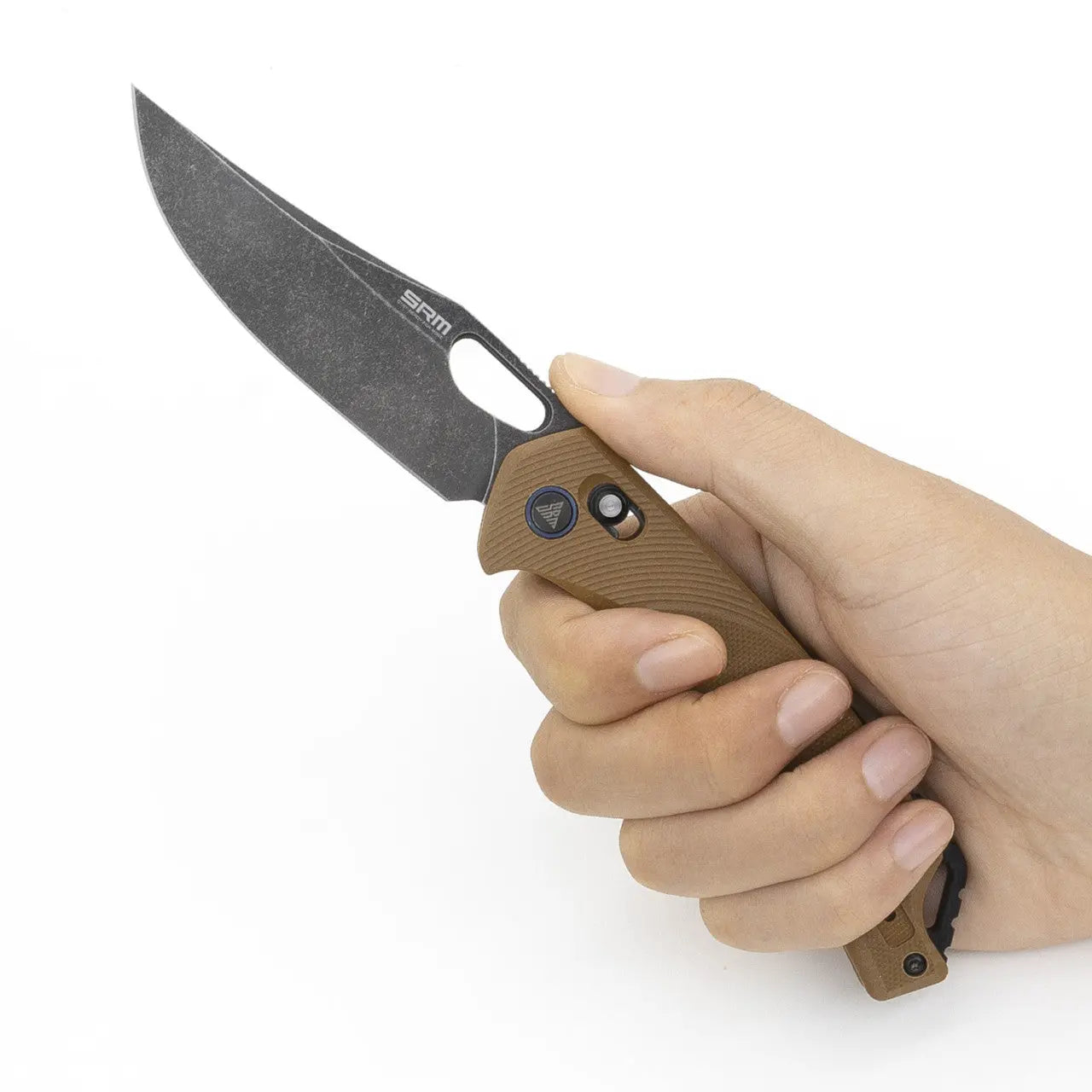 Fenix SRM G10 Tan Ambi Lock Knife with Black Blade - F SRM-9201-GW Fenix