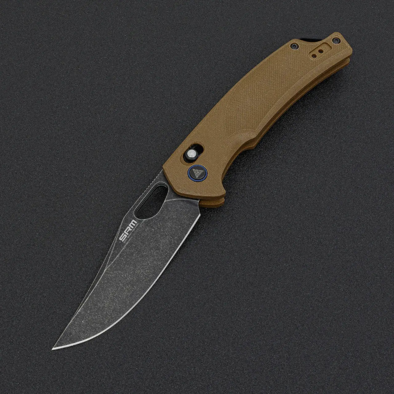 Fenix SRM G10 Tan Ambi Lock Knife with Black Blade - F SRM-9201-GW Fenix