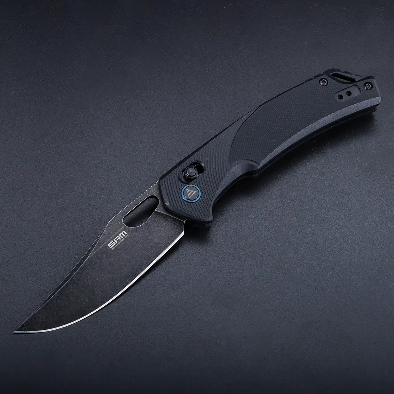 Fenix SRM G10 Black Ambi Lock Knife with Black Blade, Length 205.5mm - F SRM-9201-GB Fenix