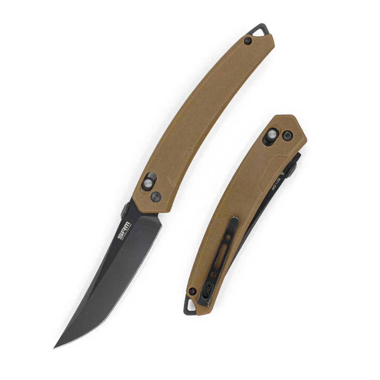 Fenix SRM G10 Tan Ambi Lock Folding Knife with Satin Blade - F SRM-9211-GW Fenix