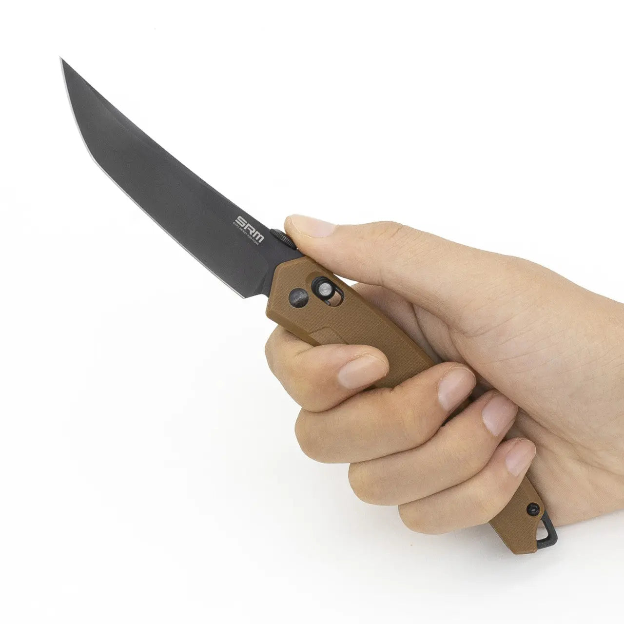 Fenix SRM G10 Tan Ambi Lock Folding Knife with Satin Blade - F SRM-9211-GW Fenix