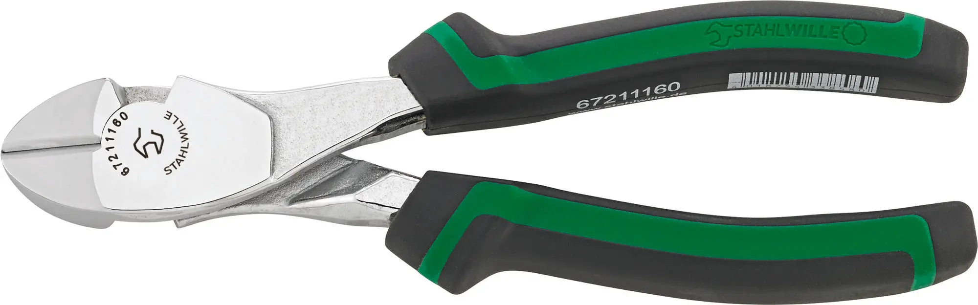 Stahlwille Chrome Plated Heavy Duty Side Cutter, Length 160mm - ST 67211160 Stahlwille