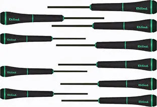 Eklind Set of 10 Torx Series Precision Screwdriver with Pouch T3 - T20 - EK 92200 Precision Eklind