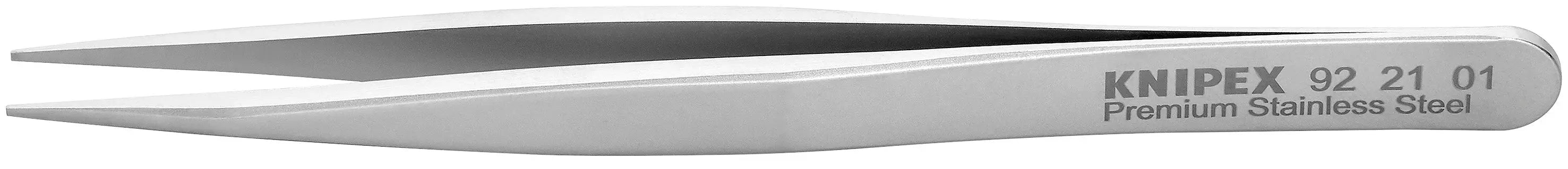 Knipex 92 21 01 KN | Premium Stainless Steel Gripping Tweezers, Pointed Tips Knipex