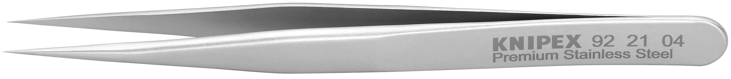 Knipex 92 21 04 KN | Premium Stainless Steel Gripping Tweezers, Needle-Point Tips Knipex