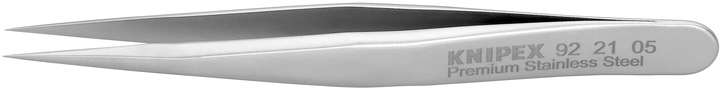 Knipex 92 21 05 KN | Premium Stainless Steel Gripping Tweezers, Needle-Point Tips Knipex