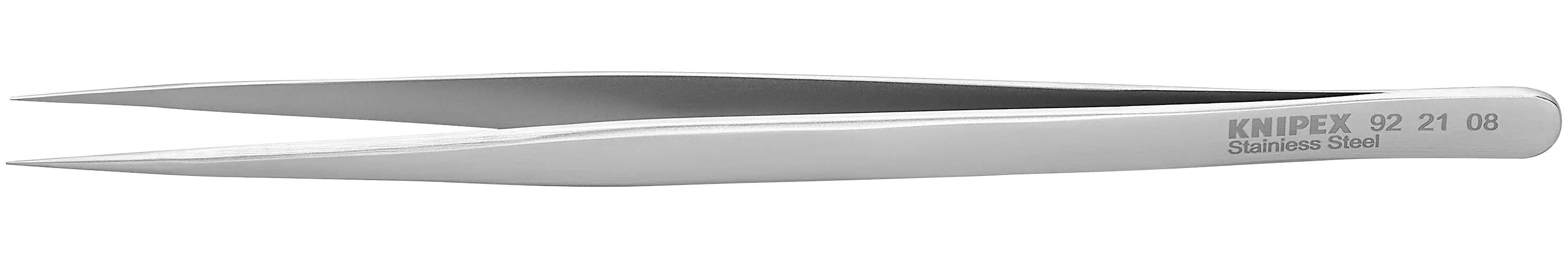 Knipex 92 21 08 KN | Stainless Steel Gripping Tweezers, Needle-Point Tips Knipex