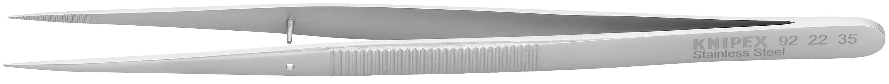 Knipex 92 22 35 KN | Stainless Steel Gripping Tweezers, Pointed Tips Knipex
