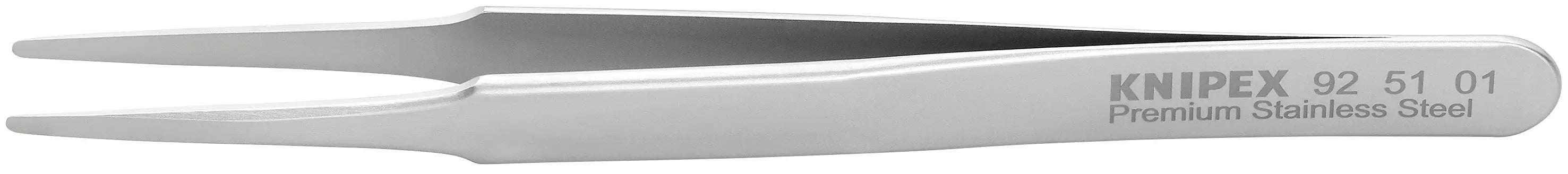 Knipex 92 51 01 KN | Premium Stainless Steel Gripping Tweezers, Blunt Tips Knipex