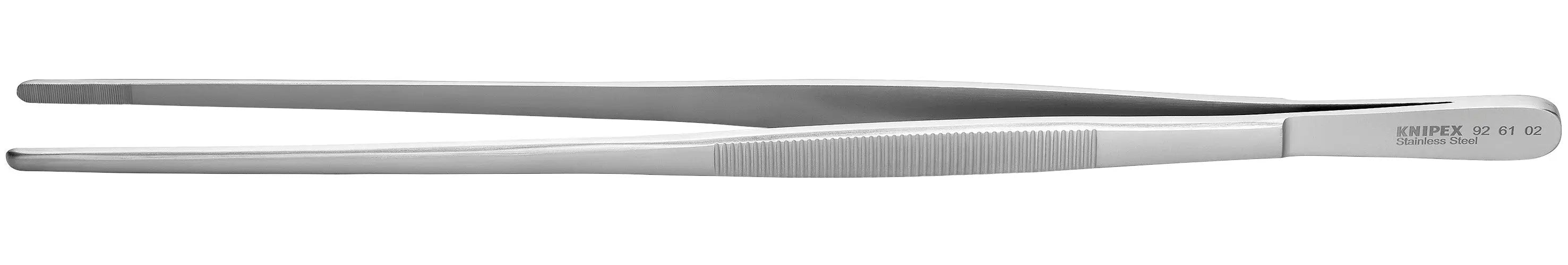 Knipex 92 61 02 KN | Stainless Steel Gripping Tweezers, Blunt Tips Knipex