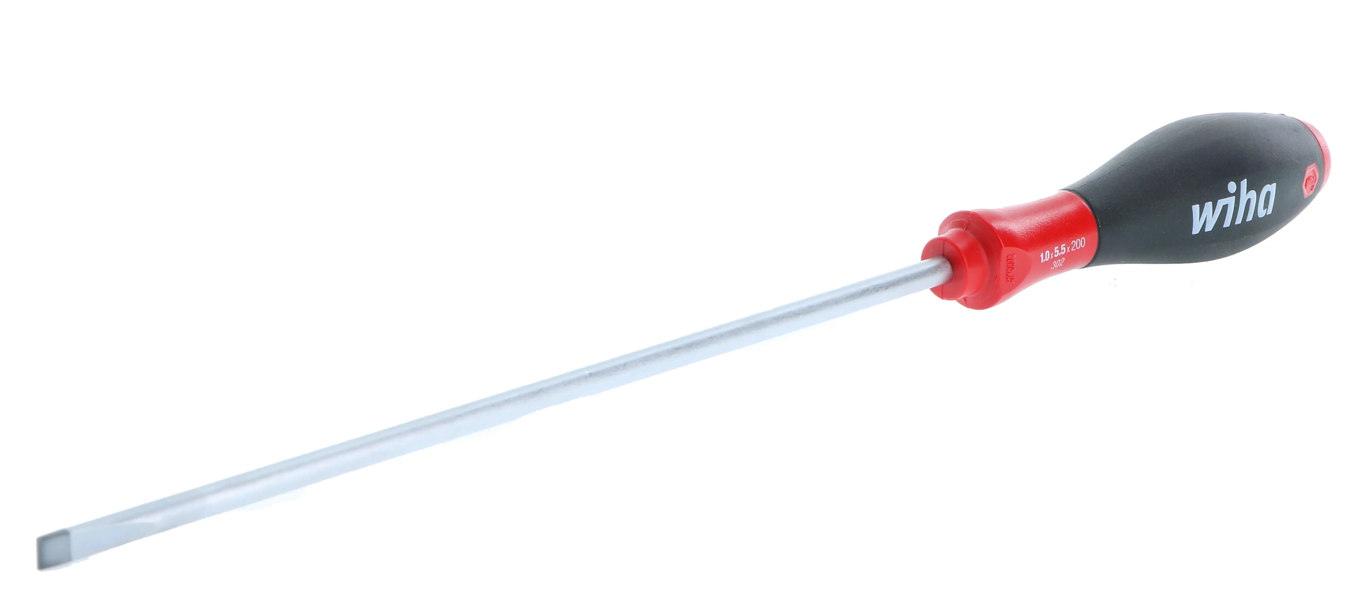 Wiha 30221, SoftFinish® Slotted Screwdriver 5.5mm Wiha