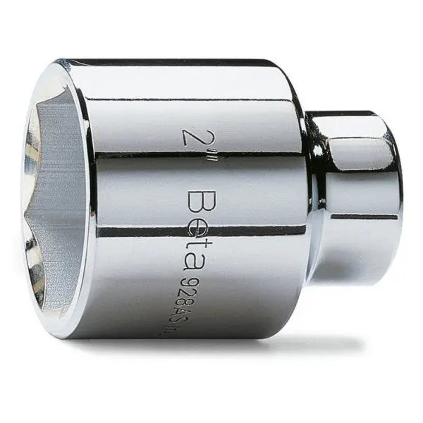 Beta Tools (Article# 928AS 1.7/8) 1-7/8 in, Hexagon Hand Socket, 6 Point 3/4 in Drive, Chrome-Plated - BT 9280218 Beta Tools