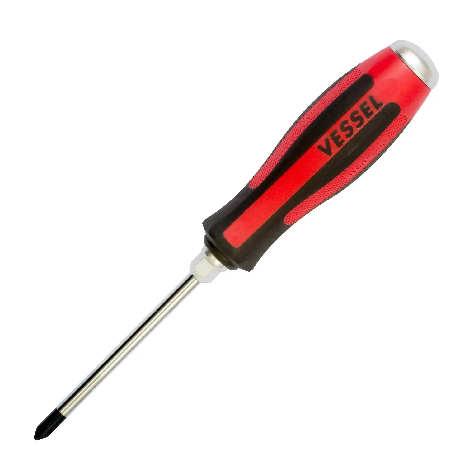 Vessel Tools Megadora Tang-Thru Screwdriver, PH1 x 75mm - VL 930P175 Vessel Tools