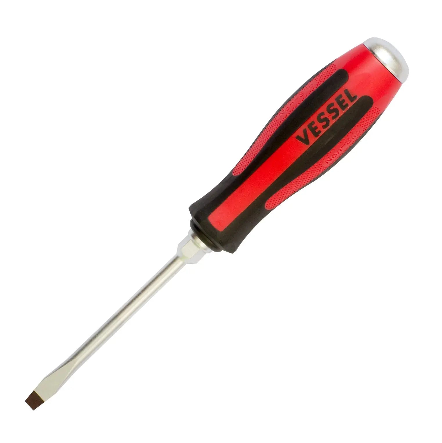 Vessel Tools Megadora Tang-Thru Slotted Screwdriver, 5.5 x 75mm - VL 930S5575 Vessel Tools