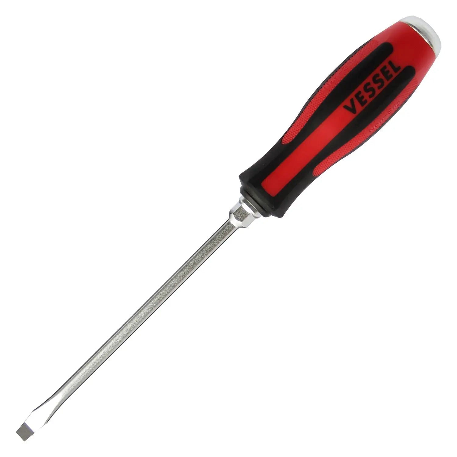 Vessel Tools Megadora Tang-Thru Slotted Screwdriver, 6 x 150mm - VL 930S6150 Vessel Tools