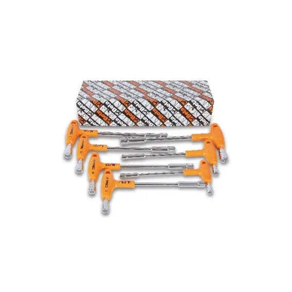 Beta Tools (Article# 941/S7) Set of 7 Offset Hexagon Socket Wrenches with Handles, 7mm - 13mm - BT 9410170 Beta Tools