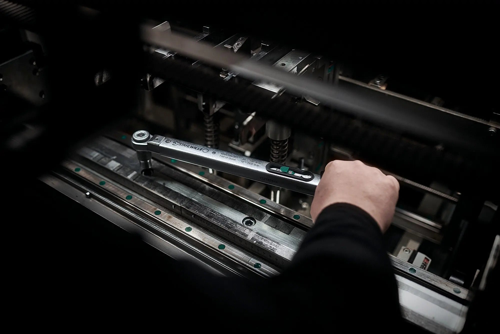 Stahlwille MANOSKOP Service Torque Wrench with Holder for Insert Tools, Size 12 - ST 50184012 Stahlwille