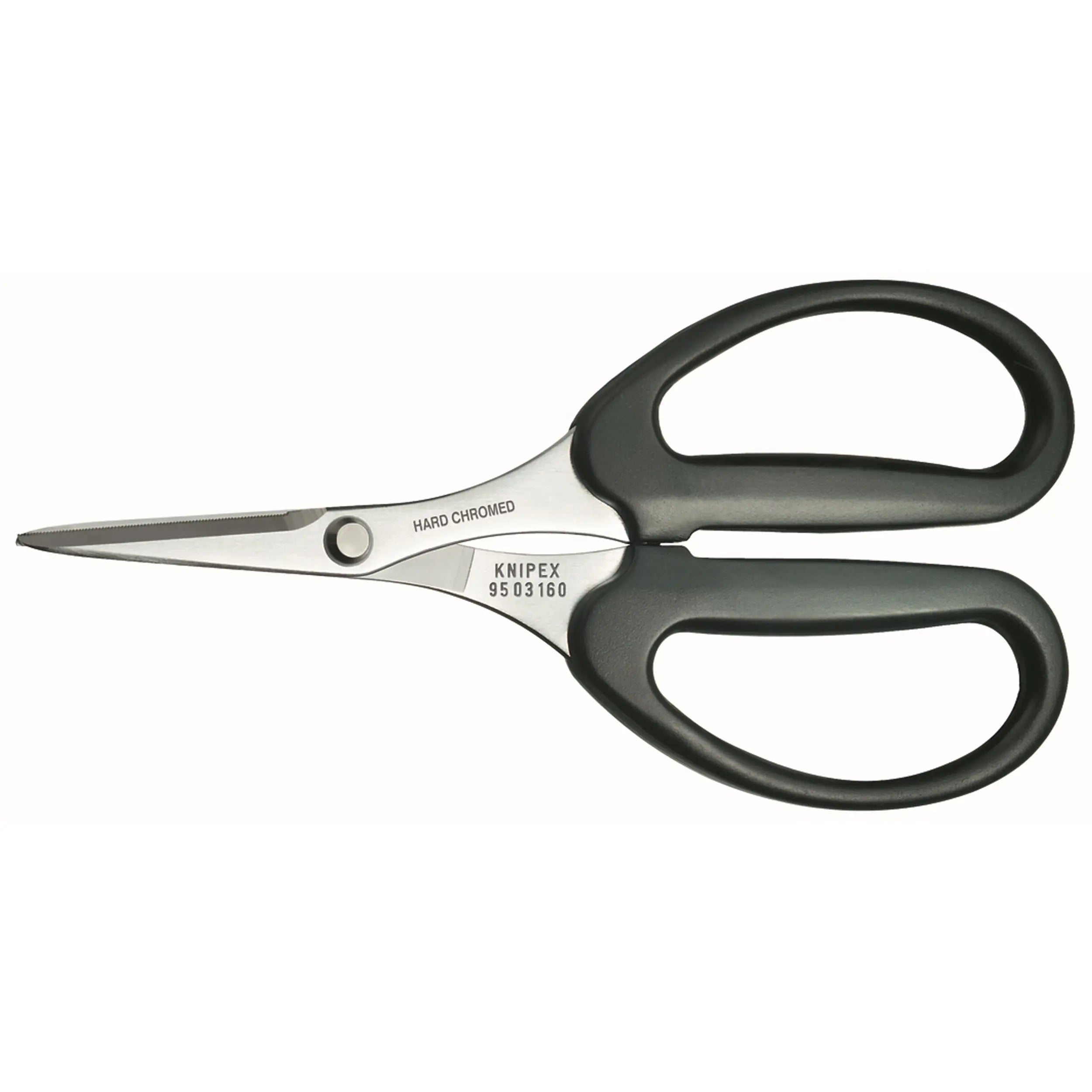 Knipex 95 03 160 SB KN | Kevlar Shears, Chrome Knipex