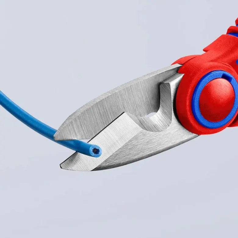 Knipex Electricians' Shears with Crimper, 6-1/4 in - KN 95 05 10 SBA Knipex