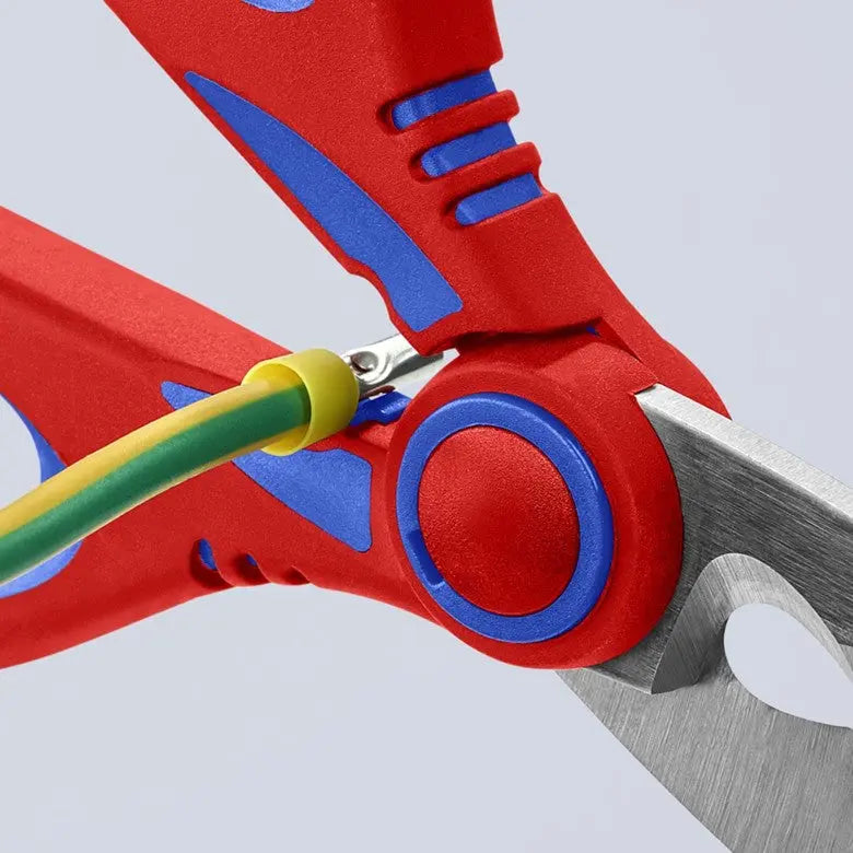 Knipex Electricians' Shears with Crimper, 6-1/4 in - KN 95 05 10 SBA Knipex