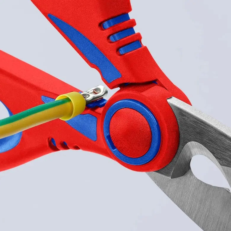 Knipex Electricians' Shears with Crimper, 6-1/4 in - KN 95 05 10 SBA Knipex