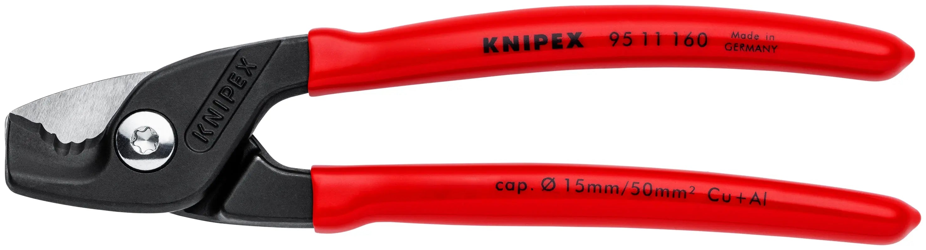 Knipex 95 11 160 SBA KN | Cable Shears with StepCut Edges Knipex