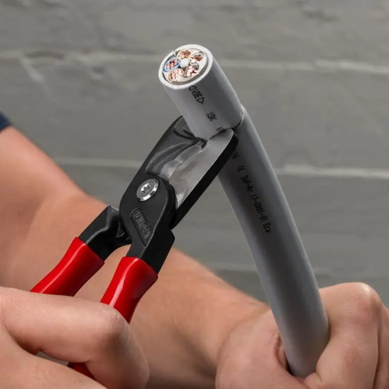 Knipex StepCut Extra Large Cable Shear, 9 in, Height 5/8 in - KN 95 11 225 Knipex