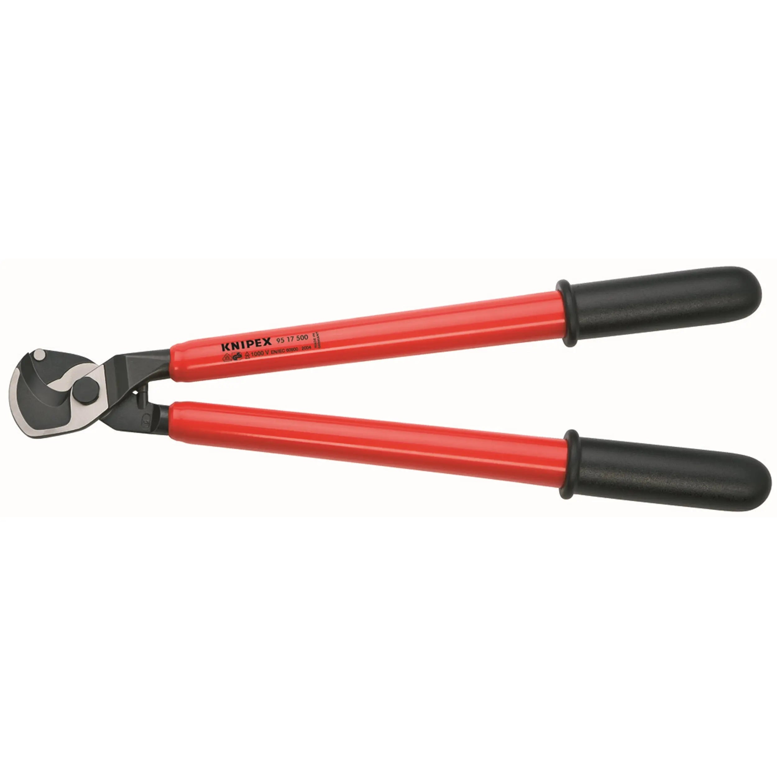 Knipex 95 17 500 KN | Cable Shears, 1000V Insulated Knipex