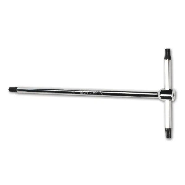 Beta Tools (Article# 951TX 07) T7 Sliding T-Handle Wrench, Torx Drive, 3 Black Phosphate Ends, Chrome-Plated - BT 9510807 Beta Tools